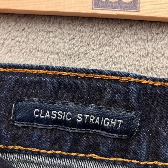 Lucky Brand Classic Straight Dark Wash  Blue Denim Boys Size 18 - Picture 6 of 9